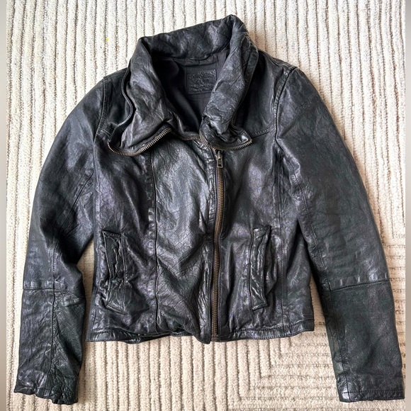 All Saints Leather Jacket - Picture 1 of 7